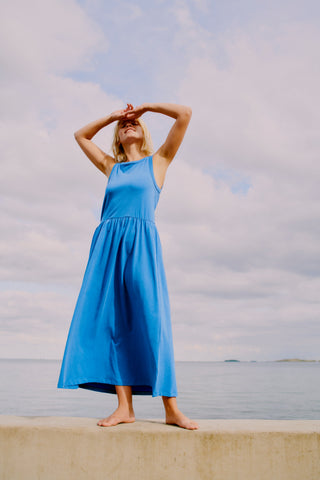 Pandina Cotton Tank Dress (Palace Blue)