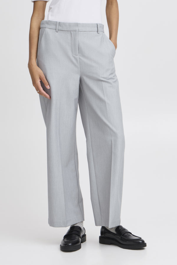Danta Crop Wide Pant (Grey)