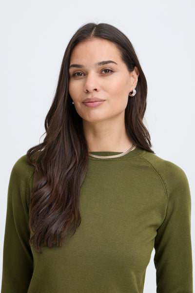 Morla Long Cuff Sweater (Avocado)