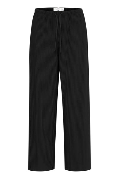 Trissa Pleated Tie Pant (Black)