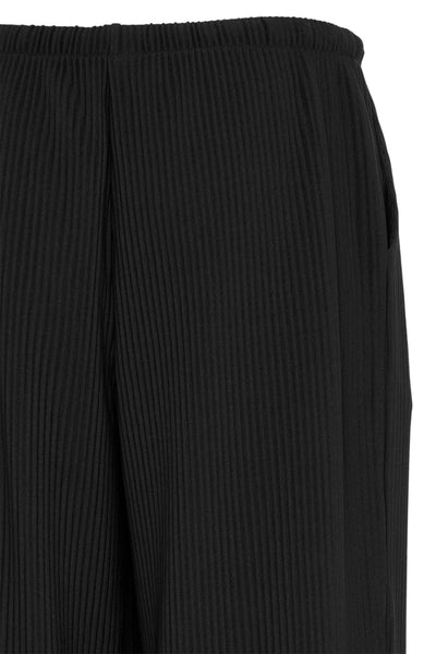 Trissa Pleated Tie Pant (Black)