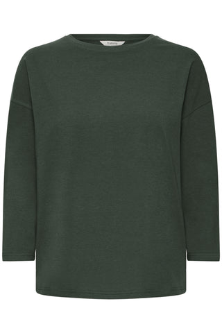 Pamila 3/4 Sleeve Top (Green Gables Green)