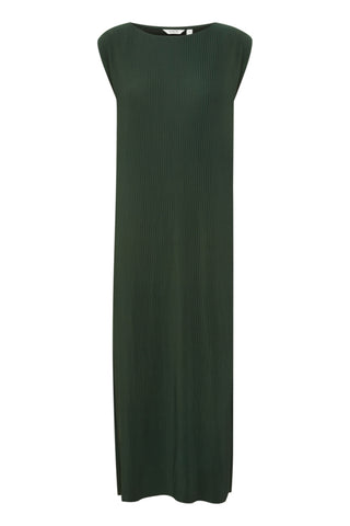 Trissa Pleated Dress (Sycamore Green)