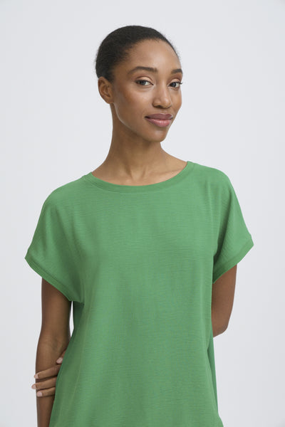 Panyax Crepe Mix Top (Green)