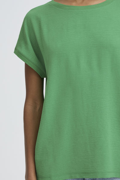 Panyax Crepe Mix Top (Green)
