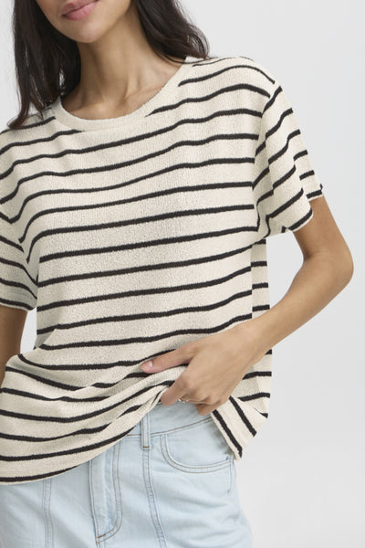 Sifa Stripped Knit Top