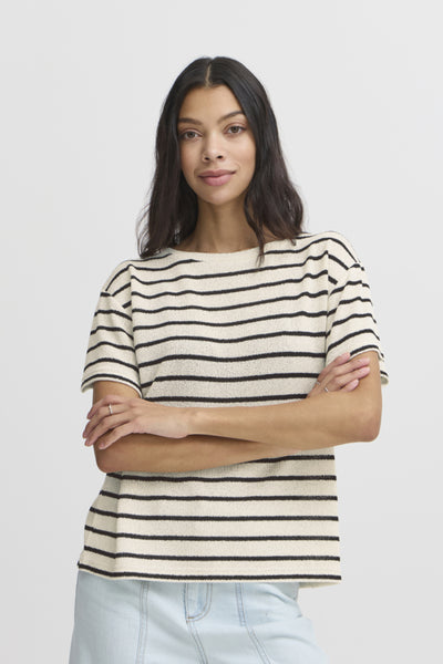 Sifa Stripped Knit Top