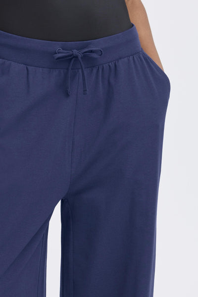Pandina Casual Cotton Pant (Medieval Blue)