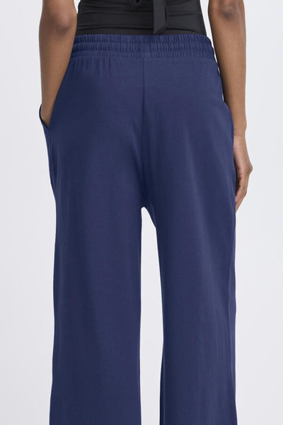 Pandina Casual Cotton Pant (Medieval Blue)