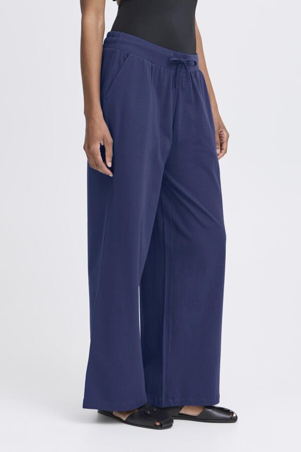 Pandina Casual Cotton Pant (Medieval Blue)