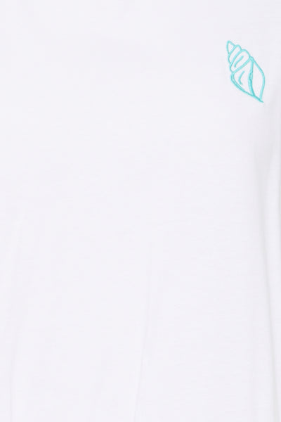 Sobbe Seashell Embroidered T-Shirt - SAVE 25% OFF AT CHECKOUT - FINAL SALE