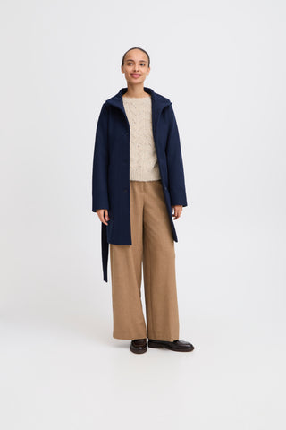 Cilia Coat (Navy)