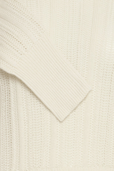 Neram Cotton Blend Sweater (Cream)