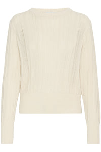 Neram Cotton Blend Sweater (Cream)