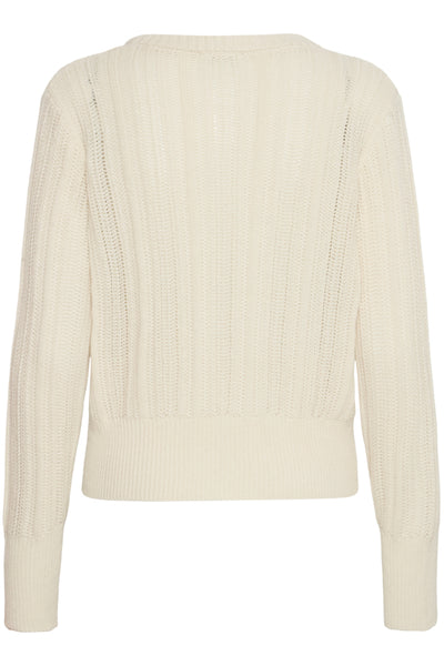 Neram Cotton Blend Sweater (Cream)