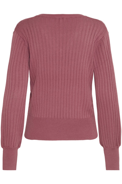 Morla Pointelle Sweater (Roan Rouge)