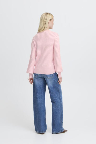 Morla Pointelle Sweater (Parfait Pink)