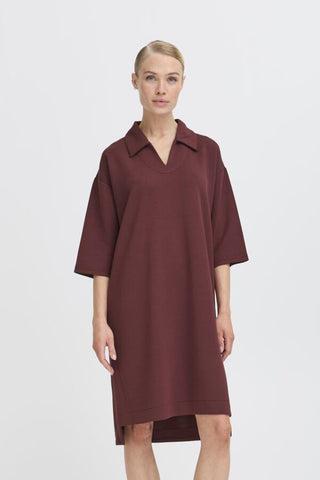 Pusti Polo Dress (Burgundy)