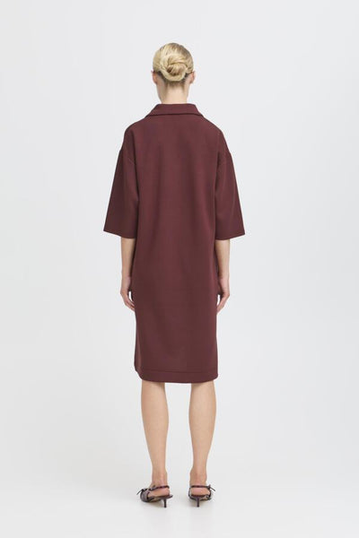 Pusti Polo Dress (Burgundy)