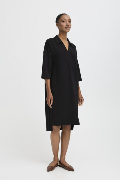 Pusti Polo Dress (Black)