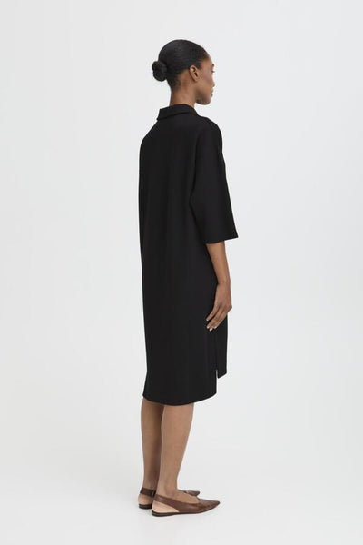 Pusti Polo Dress (Black)