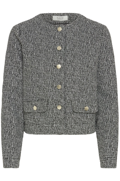 Rowan Button Jacket (Salt & Pepper)
