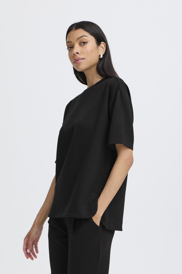 Pusti Short Sleeve Sweatshirt (Black)