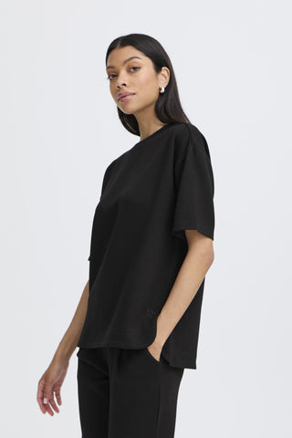 Pusti Short Sleeve Sweatshirt (Black)
