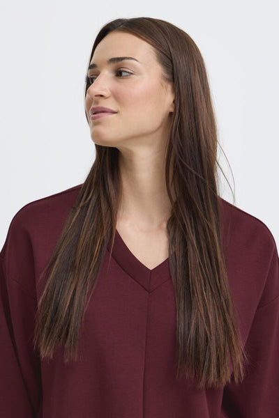 Pusti V Neck Sweatshirt (Port Royale)