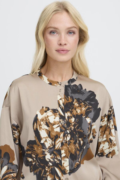 Jannike Bow Satin Shirt