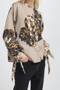 Jannike Bow Satin Shirt