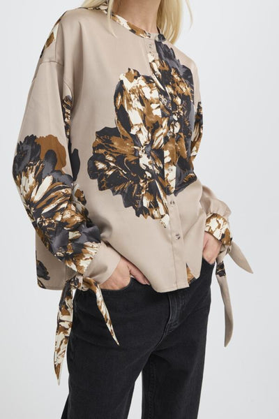 Jannike Bow Satin Shirt