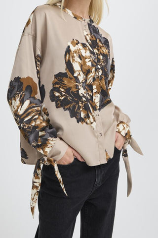 Jannike Bow Satin Shirt