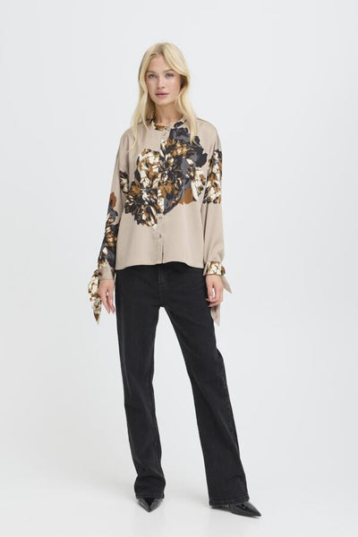 Jannike Bow Satin Shirt