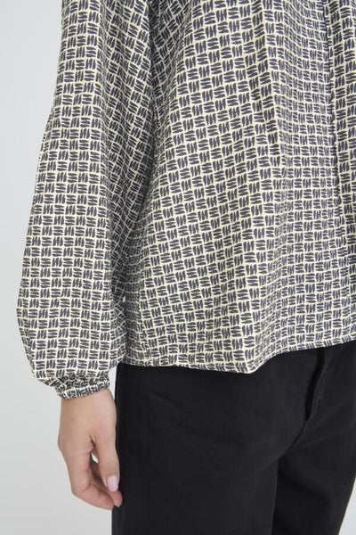 Ikaia Blouse (Neutral Print)