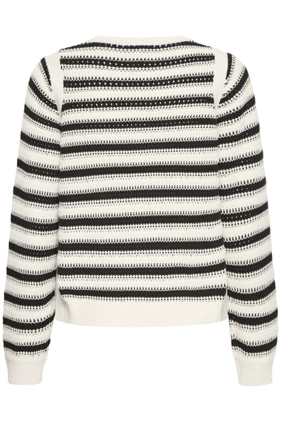Mikayla Striped Cotton Sweater