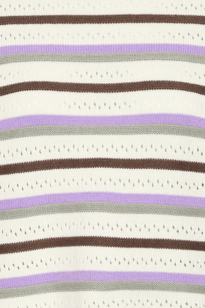 Najo Stripe Cotton Blend Sweater (Birch Multi)