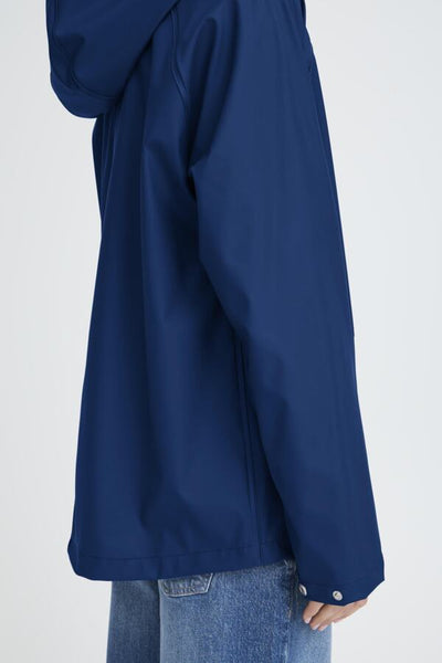 Avan Short Rain Jacket (Medieval Blue)