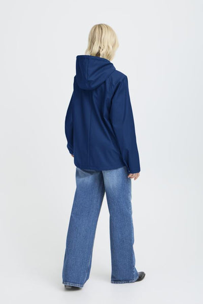 Avan Short Rain Jacket (Medieval Blue)