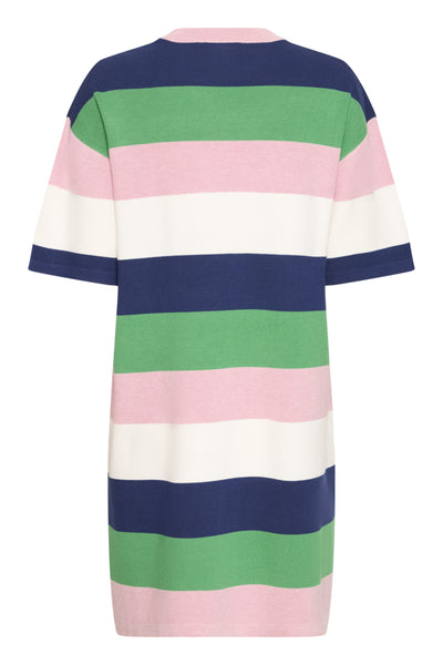 Morla Striped Knit Dress (Parfait Pink)