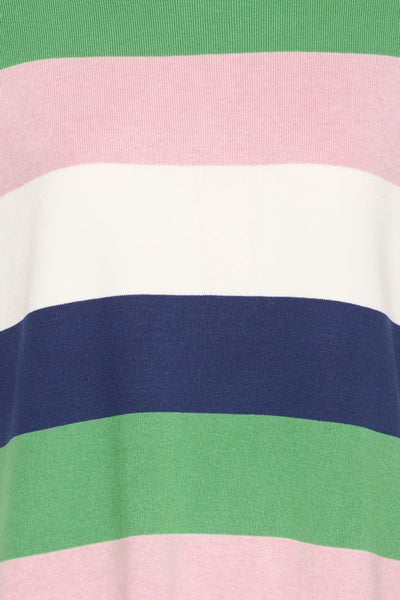 Morla Striped Knit Dress (Parfait Pink)