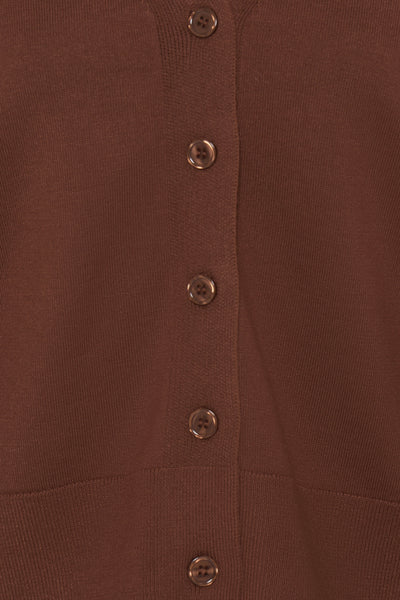 Morla Button Down Cardigan (Smoked Paprika)