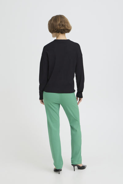 Morla Button Down Cardigan (Black)