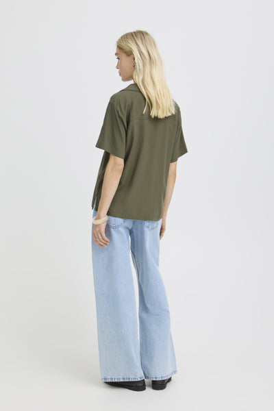 Joella Button Down Blouse (Kalamata)