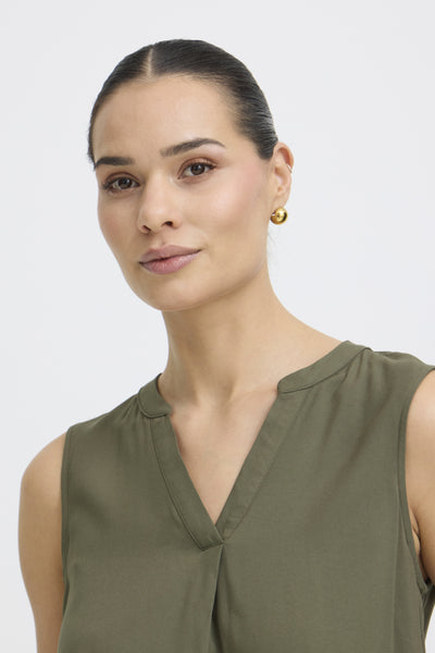 Joella Button Down Tank (Kalamata)