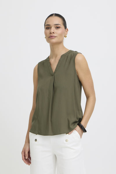 Joella Button Down Tank (Kalamata)