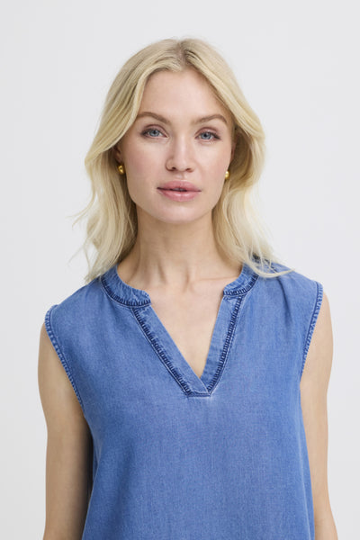 Kosmo Lyocell Tank (Mid Blue)