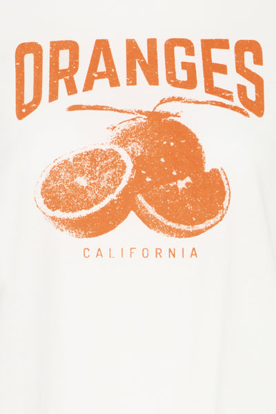 Oranges Cotton T-Shirt (White)