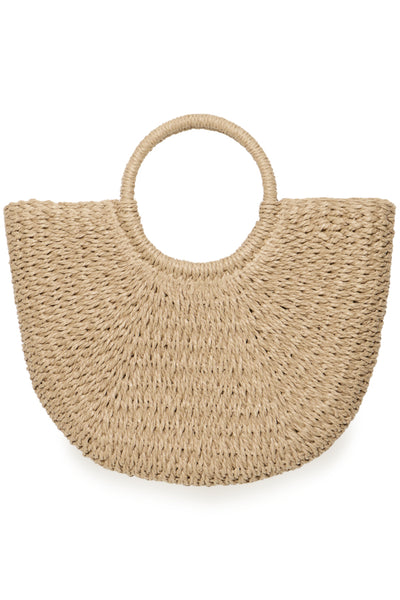 Vashti Raffia Shopper Bag