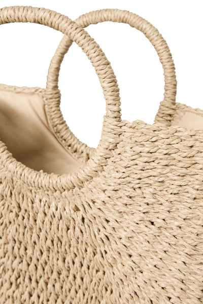 Vashti Raffia Shopper Bag